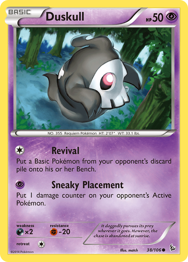 Duskull, Flashfire 38