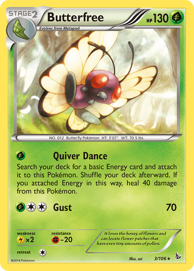 Butterfree, Flashfire 3