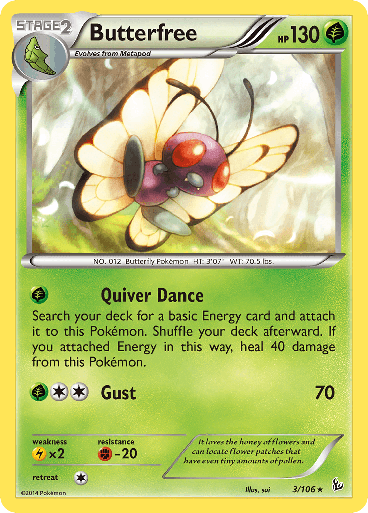 Butterfree, Flashfire 3