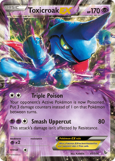 Toxicroak-EX, Flashfire 41