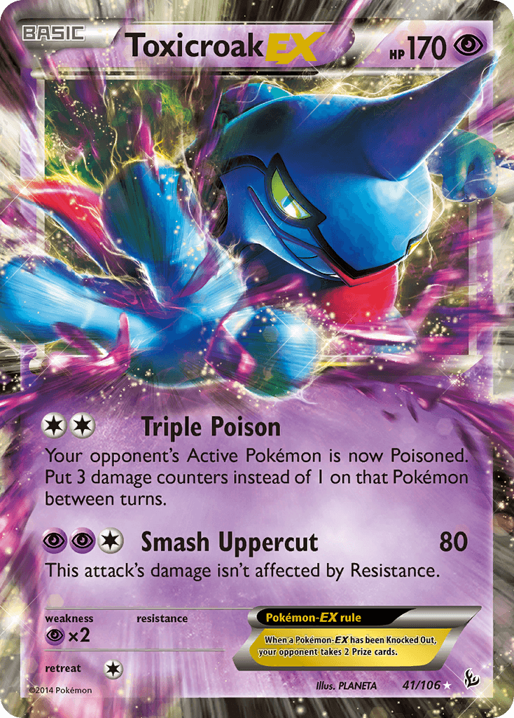 Toxicroak-EX, Flashfire 41
