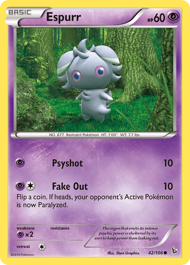 Espurr, Flashfire 42