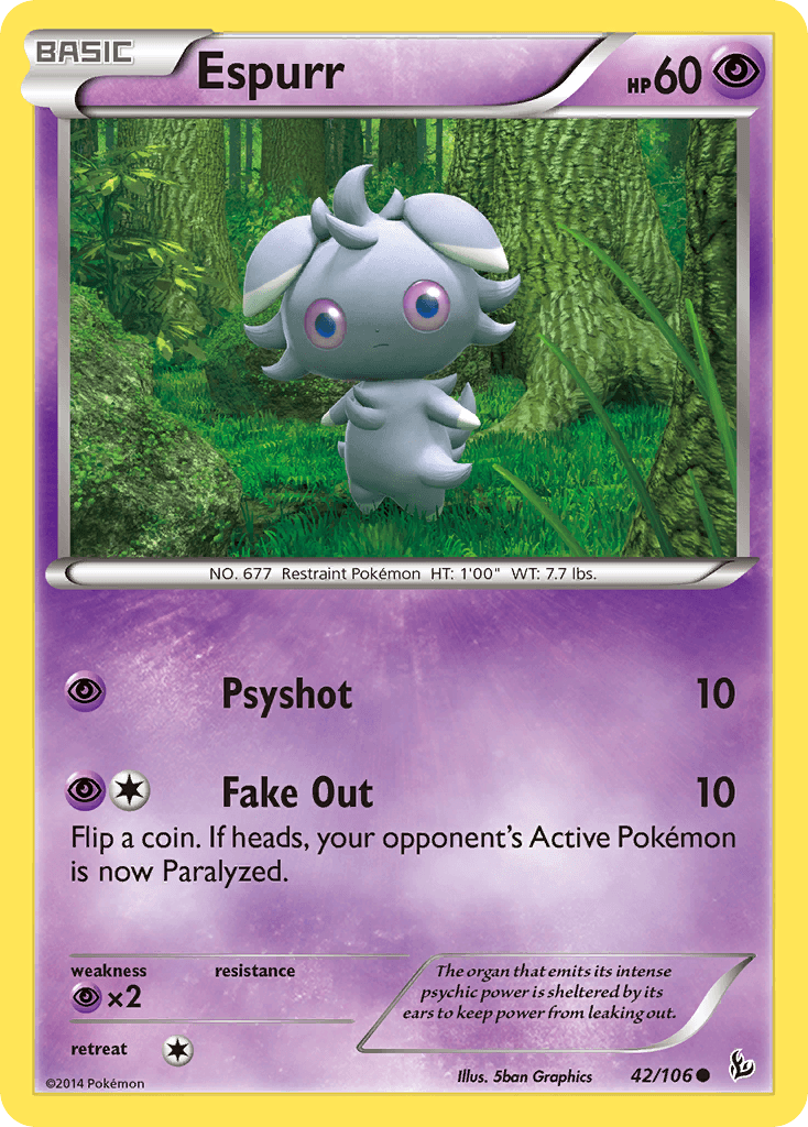 Espurr, Flashfire 42