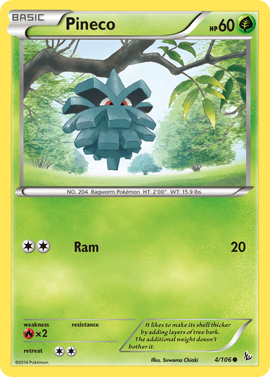 Pineco, Flashfire 4