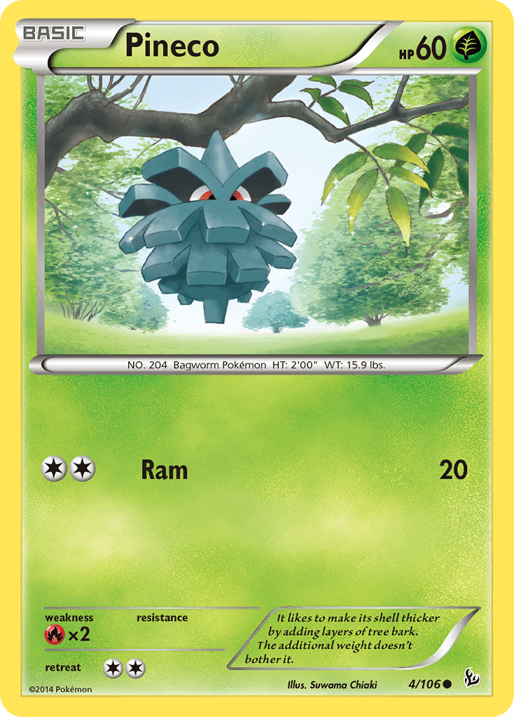 Pineco, Flashfire 4