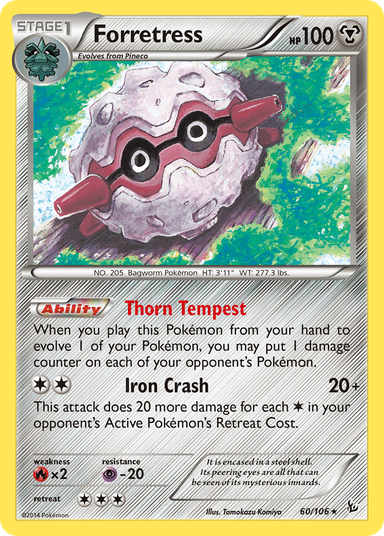Forretress, Flashfire 60