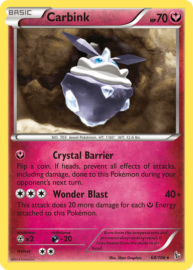 Carbink, Flashfire 68