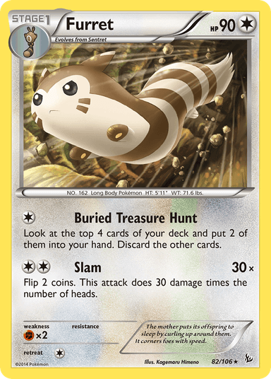 Furret, Flashfire 82