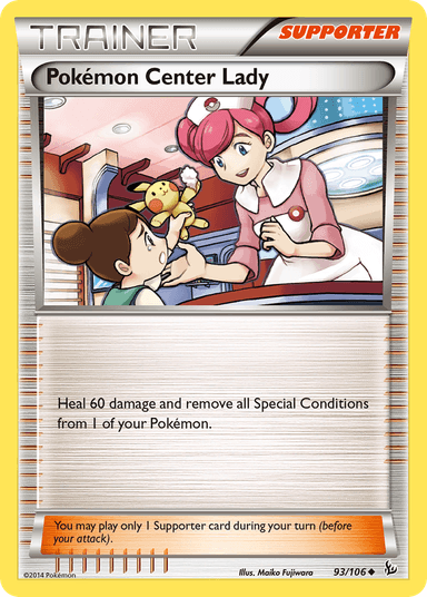 Pokémon Center Lady, Flashfire 93