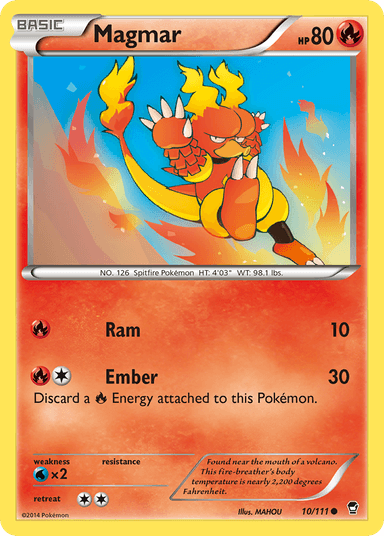 Magmar, Furious Fists 10