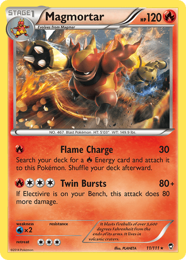 Magmortar, Furious Fists 11