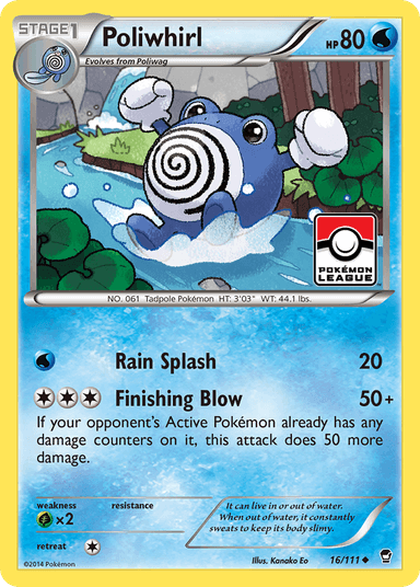 Poliwhirl, Furious Fists 16