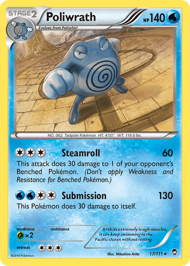 Poliwrath, Furious Fists 17
