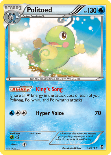 Politoed, Furious Fists 18