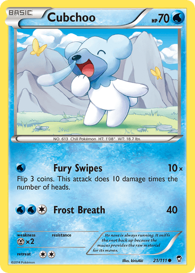 Cubchoo, Furious Fists 21