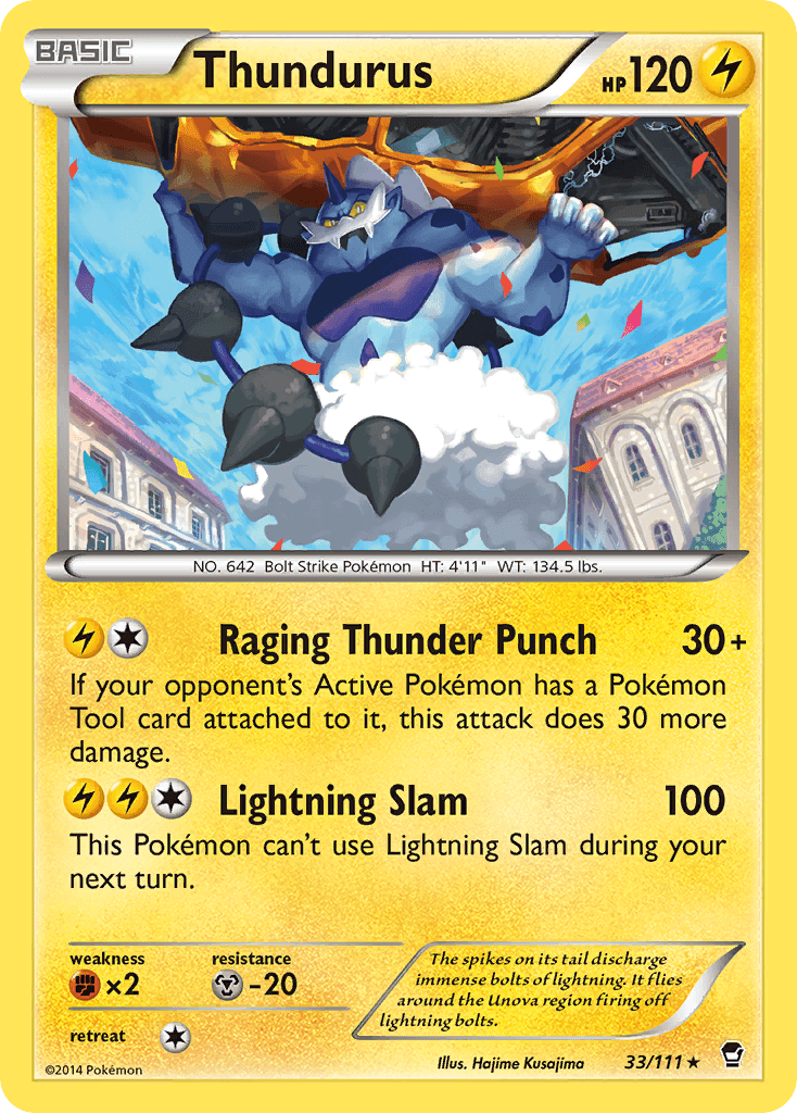 Thundurus, Furious Fists 33