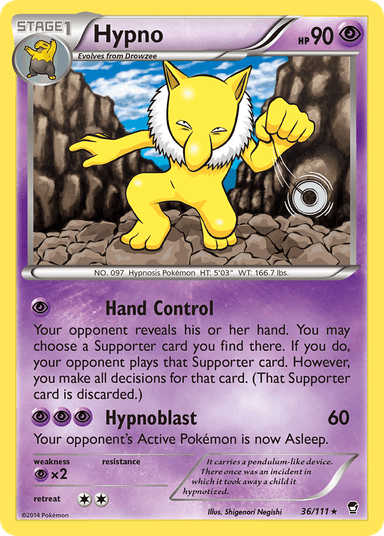 Hypno, Furious Fists 36