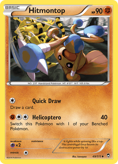 Hitmontop, Furious Fists 49