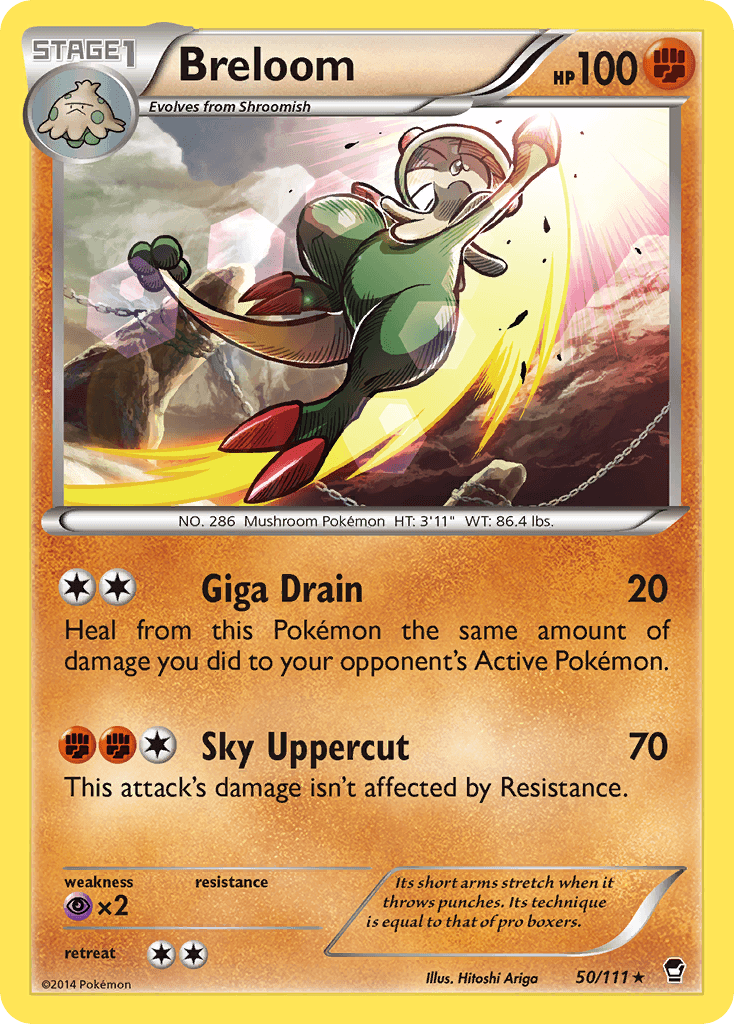 Breloom, Furious Fists 50