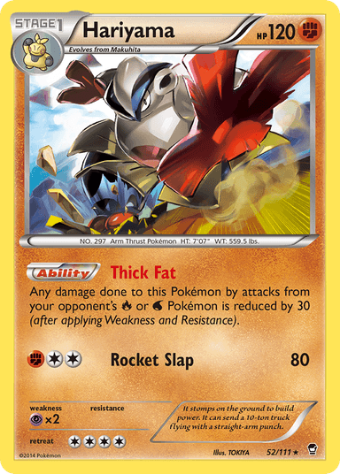 Hariyama, Furious Fists 52