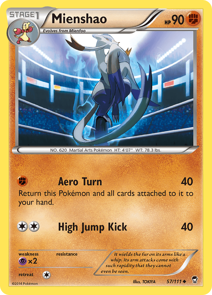 Mienshao, Furious Fists 57