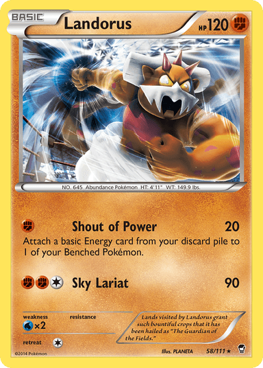 Landorus, Furious Fists 58