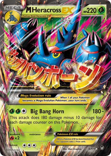 M Heracross-EX, Furious Fists 5