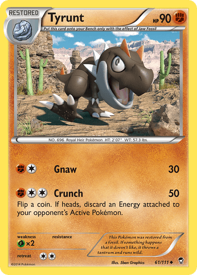 Tyrunt, Furious Fists 61