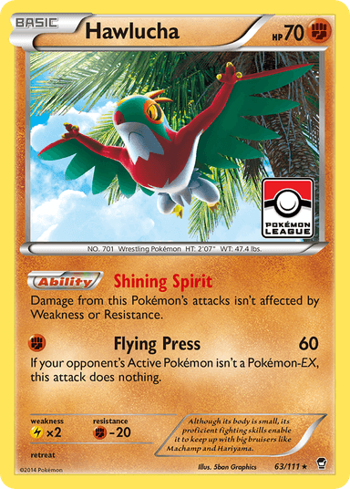 Hawlucha, Furious Fists 63