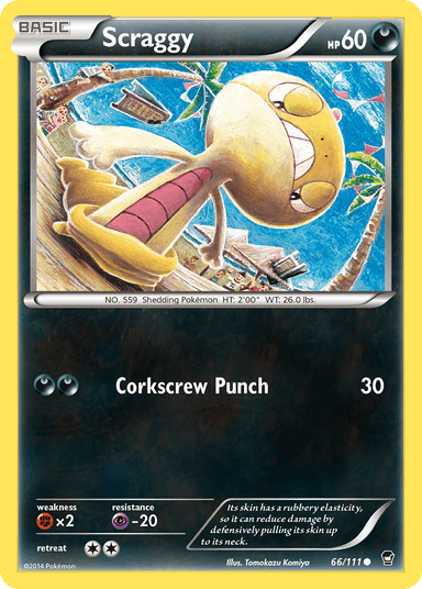 Scraggy, Furious Fists 66