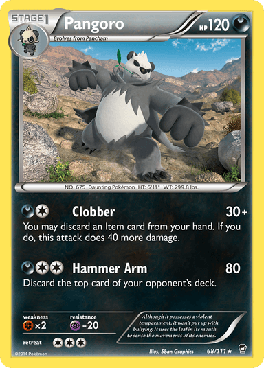 Pangoro, Furious Fists 68