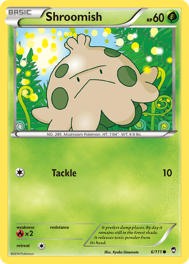 Shroomish, Furious Fists 6