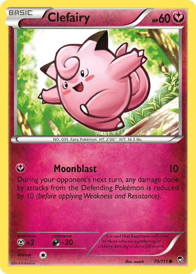 Clefairy, Furious Fists 70
