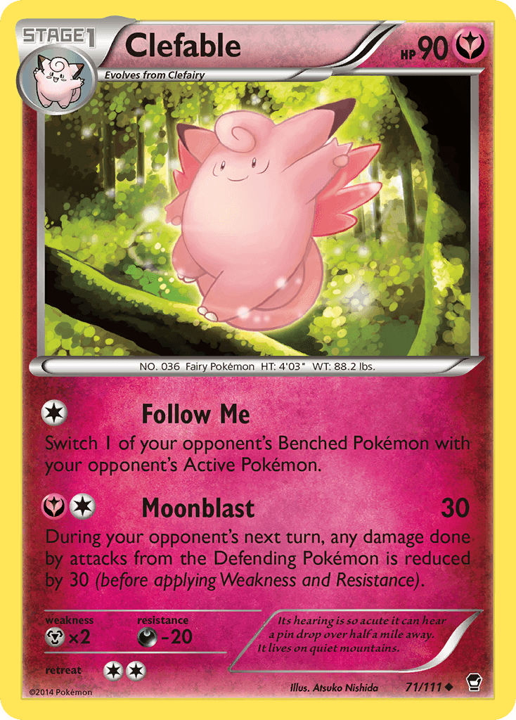 Clefable, Furious Fists 71