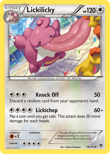 Lickilicky, Furious Fists 79