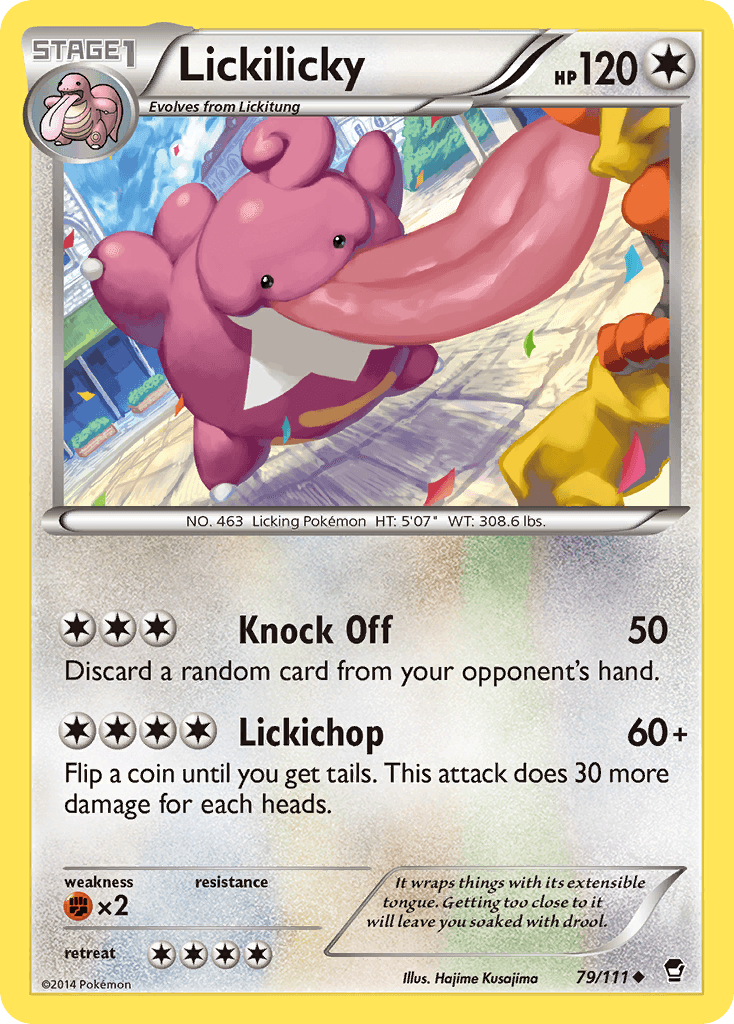 Lickilicky, Furious Fists 79