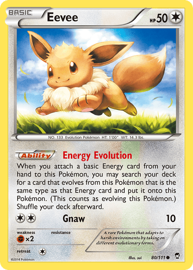 Eevee, Furious Fists 80