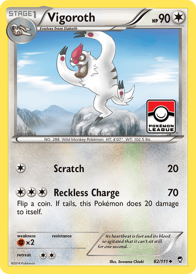 Vigoroth, Furious Fists 82