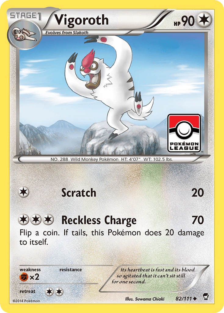 Vigoroth, Furious Fists 82