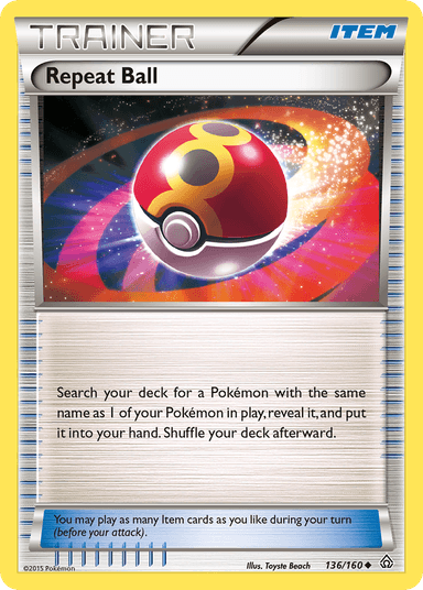 Repeat Ball, Primal Clash 136