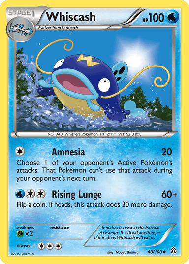 Whiscash, Primal Clash 40