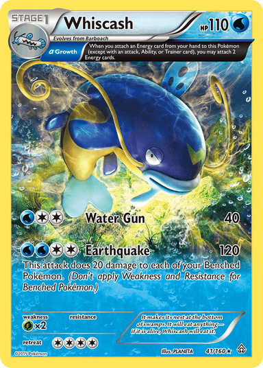 Whiscash, Primal Clash 41