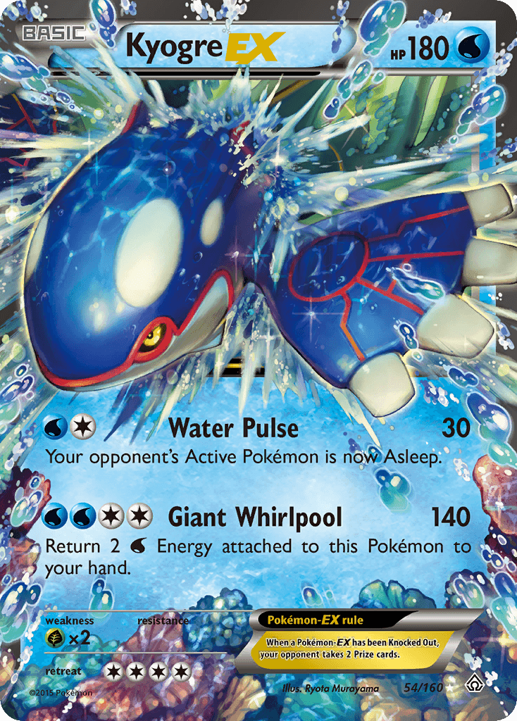 Kyogre-EX, Primal Clash 54