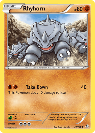 Rhyhorn, Primal Clash 74