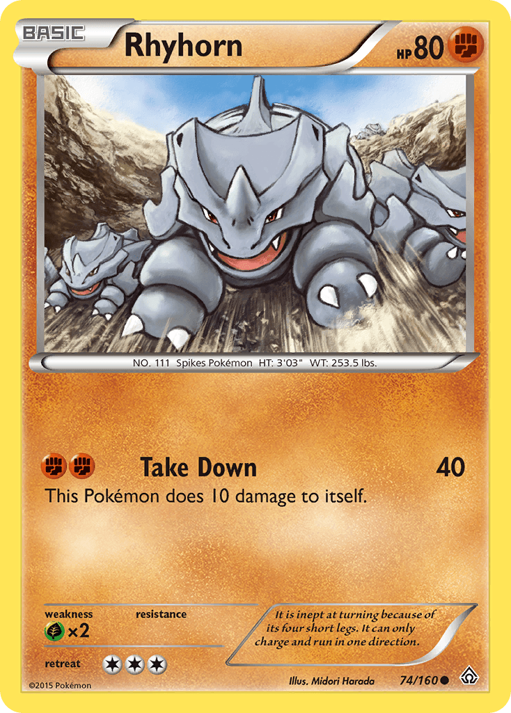 Rhyhorn, Primal Clash 74