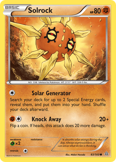 Solrock, Primal Clash 83
