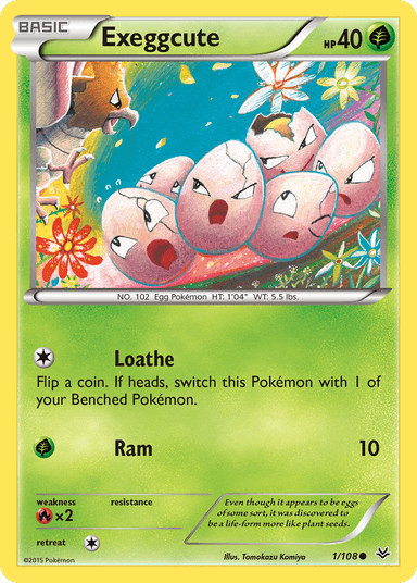 Exeggcute, Roaring Skies 1