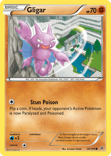 Gligar, Roaring Skies 36