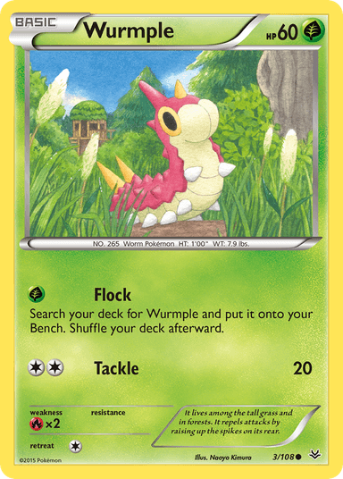 Wurmple, Roaring Skies 3