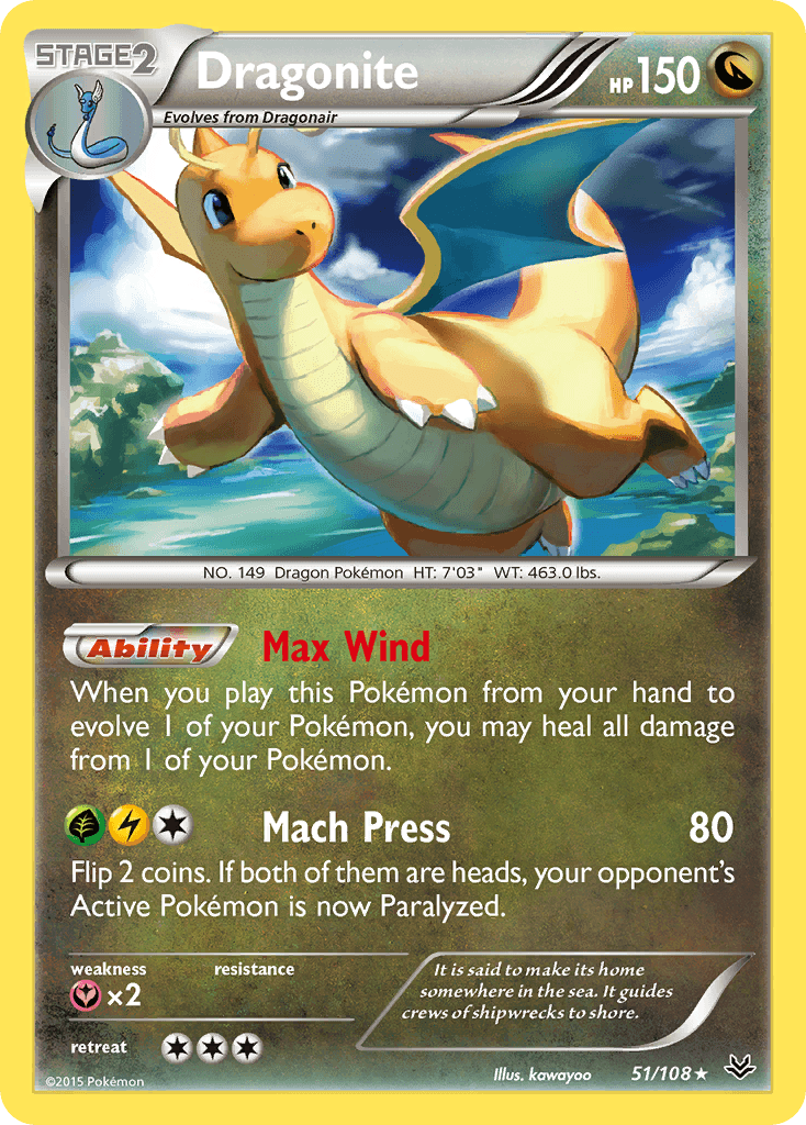 Dragonite, Roaring Skies 51